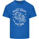 Hockey Heroes Street Ice Mens Cotton T-Shirt Tee Top Royal Blue