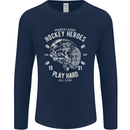 Hockey Heroes Street Ice Mens Long Sleeve T-Shirt Navy Blue
