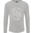 Hockey Heroes Street Ice Mens Long Sleeve T-Shirt Sports Grey