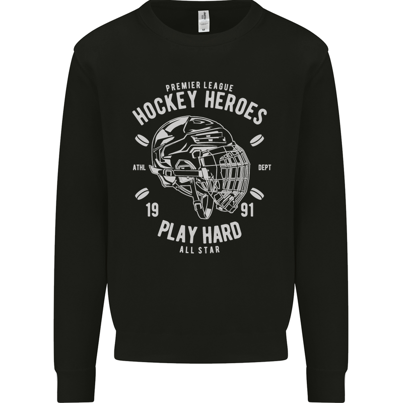 Hockey Heroes Street Ice Mens Sweatshirt Jumper Black