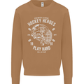 Hockey Heroes Street Ice Mens Sweatshirt Jumper Caramel Latte