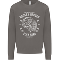 Hockey Heroes Street Ice Mens Sweatshirt Jumper Charcoal
