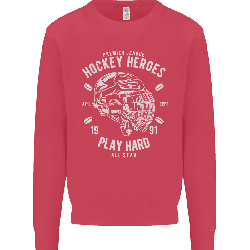 Hockey Heroes Street Ice Mens Sweatshirt Jumper Heliconia