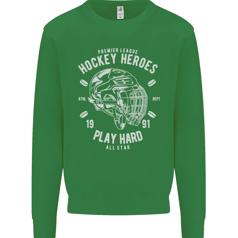 Hockey Heroes Street Ice Mens Sweatshirt Jumper Irish Green
