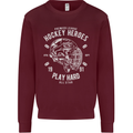Hockey Heroes Street Ice Mens Sweatshirt Jumper Maroon
