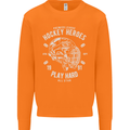 Hockey Heroes Street Ice Mens Sweatshirt Jumper Orange