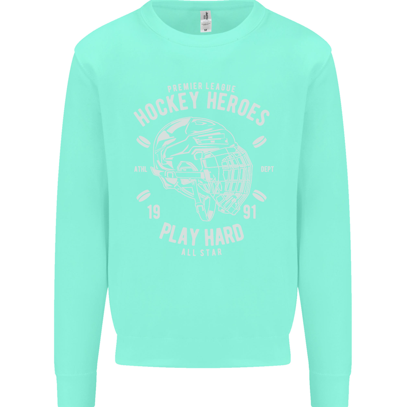 Hockey Heroes Street Ice Mens Sweatshirt Jumper Peppermint