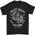 Hockey Heroes Street Ice Mens T-Shirt Cotton Gildan Black