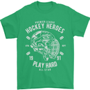 Hockey Heroes Street Ice Mens T-Shirt Cotton Gildan Irish Green