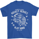 Hockey Heroes Street Ice Mens T-Shirt Cotton Gildan Royal Blue
