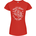 Hockey Heroes Street Ice Womens Petite Cut T-Shirt Red