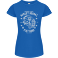Hockey Heroes Street Ice Womens Petite Cut T-Shirt Royal Blue