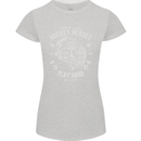 Hockey Heroes Street Ice Womens Petite Cut T-Shirt Sports Grey