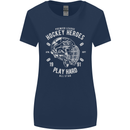 Hockey Heroes Street Ice Womens Wider Cut T-Shirt Navy Blue