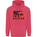 Hockey I'm a Keeper Funny Ice Street Childrens Kids Hoodie Heliconia