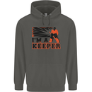 Hockey I'm a Keeper Funny Ice Street Childrens Kids Hoodie Storm Grey