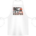 Hockey I'm a Keeper Funny Ice Street Cotton Apron 100% Organic White