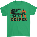 Hockey I'm a Keeper Funny Ice Street Mens T-Shirt Cotton Gildan Irish Green