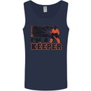 Hockey I'm a Keeper Funny Ice Street Mens Vest Tank Top Navy Blue