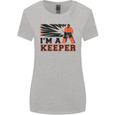 Hockey I'm a Keeper Funny Ice Street Womens Wider Cut T-Shirt Sports Grey