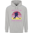 Hockey is For Girls Funny Ice Street Childrens Kids Hoodie Sports Grey