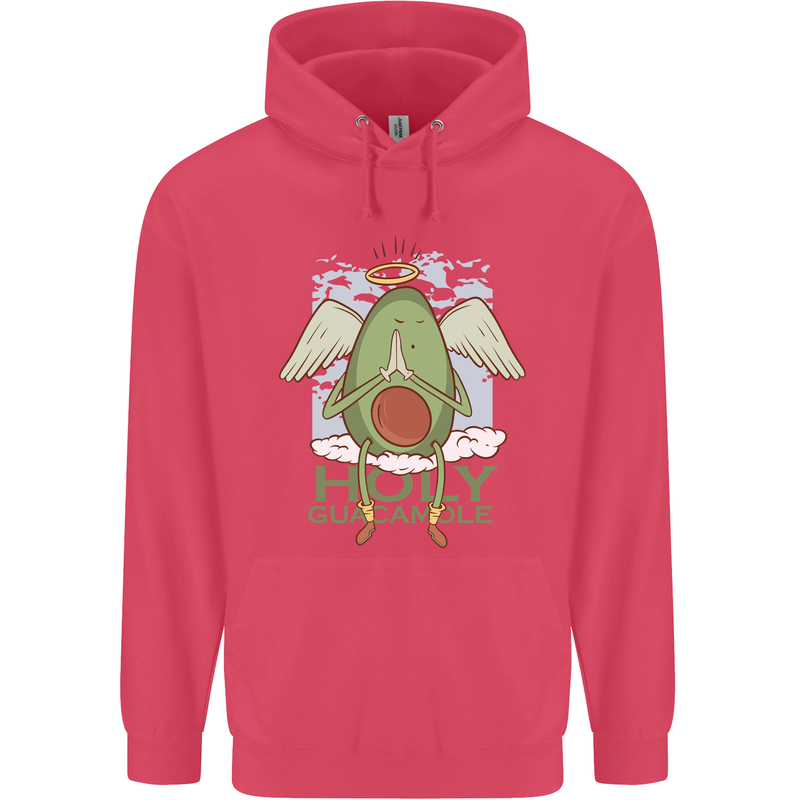 Holy Guacamole Funny Food Angel Childrens Kids Hoodie Heliconia