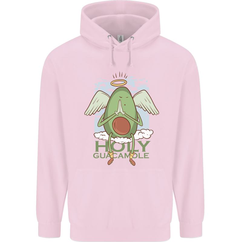 Holy Guacamole Funny Food Angel Childrens Kids Hoodie Light Pink