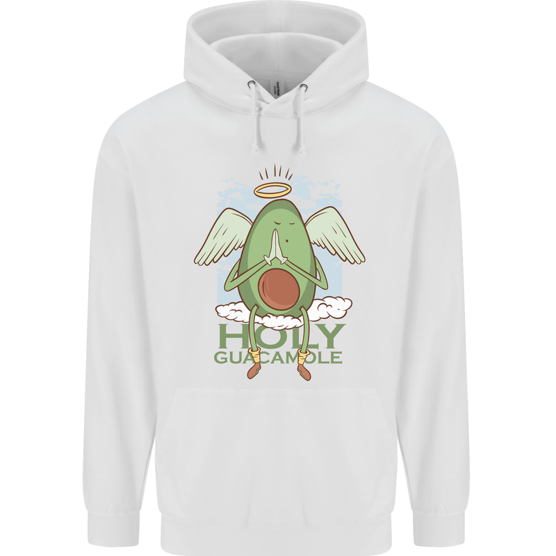 Holy Guacamole Funny Food Angel Childrens Kids Hoodie White