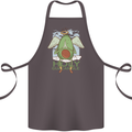 Holy Guacamole Funny Food Angel Cotton Apron 100% Organic Dark Grey
