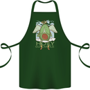 Holy Guacamole Funny Food Angel Cotton Apron 100% Organic Forest Green