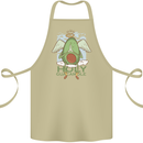 Holy Guacamole Funny Food Angel Cotton Apron 100% Organic Khaki