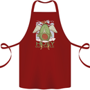 Holy Guacamole Funny Food Angel Cotton Apron 100% Organic Maroon