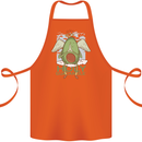 Holy Guacamole Funny Food Angel Cotton Apron 100% Organic Orange