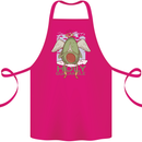 Holy Guacamole Funny Food Angel Cotton Apron 100% Organic Pink