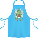 Holy Guacamole Funny Food Angel Cotton Apron 100% Organic Turquoise