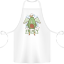 Holy Guacamole Funny Food Angel Cotton Apron 100% Organic White