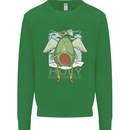 Holy Guacamole Funny Food Angel Kids Sweatshirt Jumper Irish Green