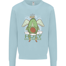 Holy Guacamole Funny Food Angel Kids Sweatshirt Jumper Light Blue
