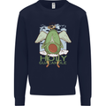 Holy Guacamole Funny Food Angel Kids Sweatshirt Jumper Navy Blue