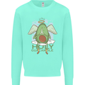 Holy Guacamole Funny Food Angel Kids Sweatshirt Jumper Peppermint
