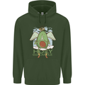 Holy Guacamole Funny Food Angel Mens 80% Cotton Hoodie Forest Green