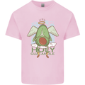 Holy Guacamole Funny Food Angel Mens Cotton T-Shirt Tee Top Light Pink