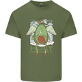 Holy Guacamole Funny Food Angel Mens Cotton T-Shirt Tee Top Military Green