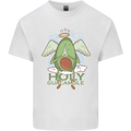 Holy Guacamole Funny Food Angel Mens Cotton T-Shirt Tee Top White