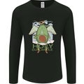 Holy Guacamole Funny Food Angel Mens Long Sleeve T-Shirt Black