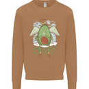 Holy Guacamole Funny Food Angel Mens Sweatshirt Jumper Caramel Latte