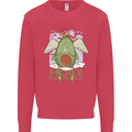 Holy Guacamole Funny Food Angel Mens Sweatshirt Jumper Heliconia