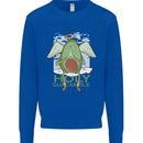 Holy Guacamole Funny Food Angel Mens Sweatshirt Jumper Royal Blue