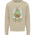 Holy Guacamole Funny Food Angel Mens Sweatshirt Jumper Sand