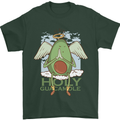 Holy Guacamole Funny Food Angel Mens T-Shirt Cotton Gildan Forest Green